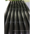 Tube pur de poteau de vide de gouttière de tube de caron de 100% / tube de fibre de carbone pour l&#39;industrie de nettoyage de gouttière
